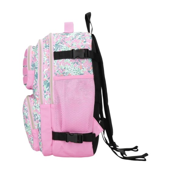 Mochila Escolar/Cabine 40x28x20 cm Vueling/Wizz ENSO Fleur Spring | Ref. 186.9872625