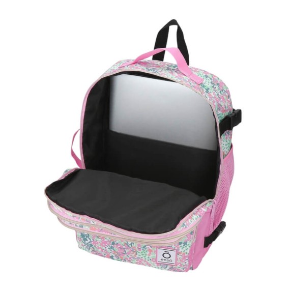 Mochila Escolar/Cabine 40x28x20 cm Vueling/Wizz ENSO Fleur Spring | Ref. 186.9872625
