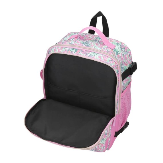 Mochila Escolar/Cabine 40x28x20 cm Vueling/Wizz ENSO Fleur Spring | Ref. 186.9872625
