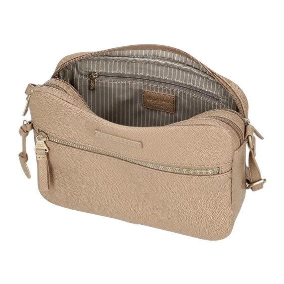 Bolsa de Tiracolo 2C PEPE JEANS Elia Taupe | Ref. 186.7945433