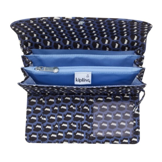 Carteira de Senhora KIPLING Money Land 3D K Blue | Ref. 187.40KI44374JS