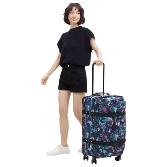Mala de Viagem Média 66cm 4R KIPLING Spontaneous M Spectral Orchid | Ref. 187.40KI45567DP