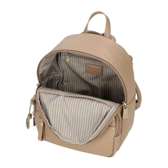 Mochila Casual 25Cm PEPE JEANS Elia Taupe | Ref. 186.7942033 Mochila Casual 25Cm PEPE JEANS Elia Taupe | Ref. 186.7942033