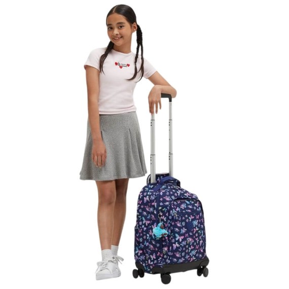 Mochila Escolar com Rodas KIPLING Sari Butterfly Fun | Ref. 187.40KI4420F5K