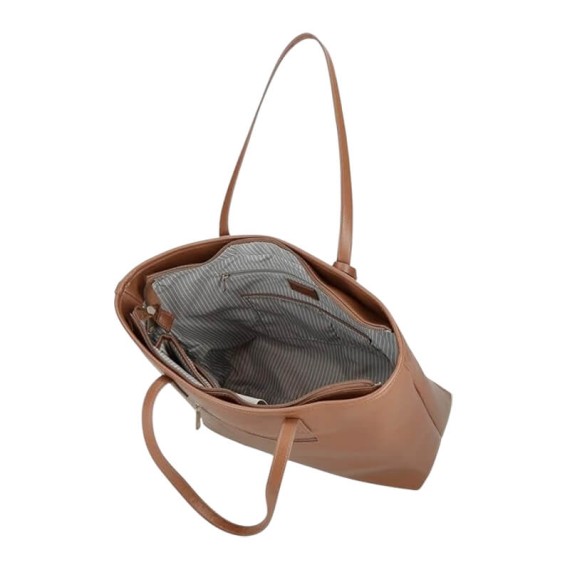 Saco de Ombro para Portátil/Tablet PEPE JEANS Elia Castanho | Ref. 186.7947532