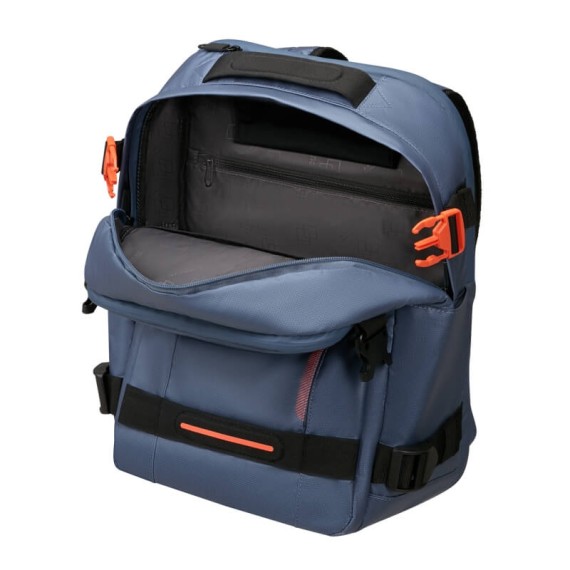 AMERICAN TOURISTER Mochila Portátil 15.6” Urban Track Azul/Laranja | Ref. 92.155705-6032 AMERICAN TOURISTER Mochila Portátil 15.6” Urban Track Azul/Laranja | Ref. 92.155705-6032