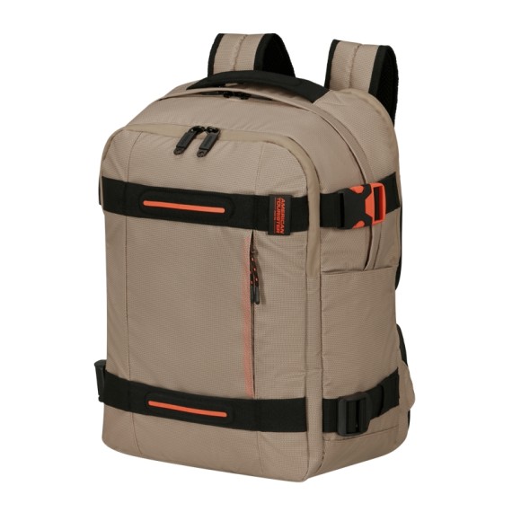 AMERICAN TOURISTER Mochila Portátil 15.6” Urban Track Bege/Laranja | Ref. 92.155705-2366 AMERICAN TOURISTER Mochila Portátil 15.6” Urban Track Bege/Laranja | Ref. 92.155705-2366