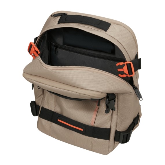 AMERICAN TOURISTER Mochila Portátil 15.6” Urban Track Bege/Laranja | Ref. 92.155705-2366 AMERICAN TOURISTER Mochila Portátil 15.6” Urban Track Bege/Laranja | Ref. 92.155705-2366