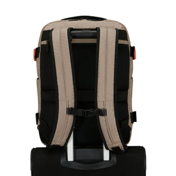 AMERICAN TOURISTER Mochila Portátil 15.6” Urban Track Bege/Laranja | Ref. 92.155705-2366 AMERICAN TOURISTER Mochila Portátil 15.6” Urban Track Bege/Laranja | Ref. 92.155705-2366