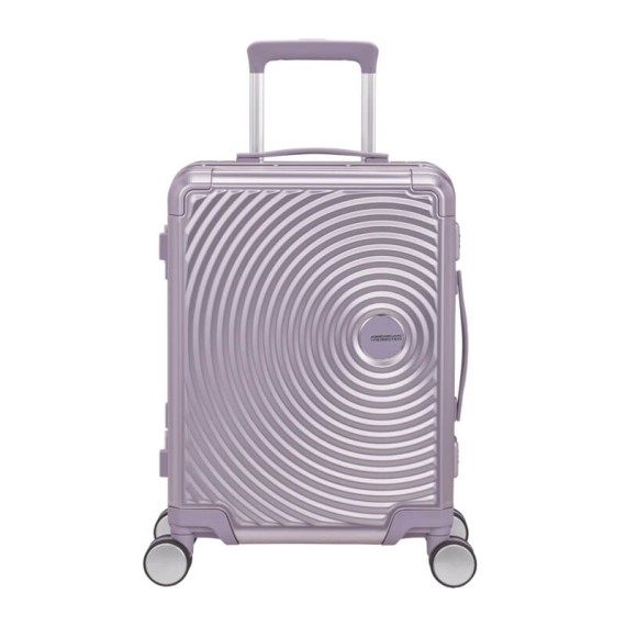 AMERICAN TOURISTER Mala de Cabine 55cm 4R SoundBox Alu Lilás | Ref. 92.155707-A646