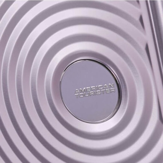 AMERICAN TOURISTER Mala de Cabine 55cm 4R SoundBox Alu Lilás | Ref. 92.155707-A646