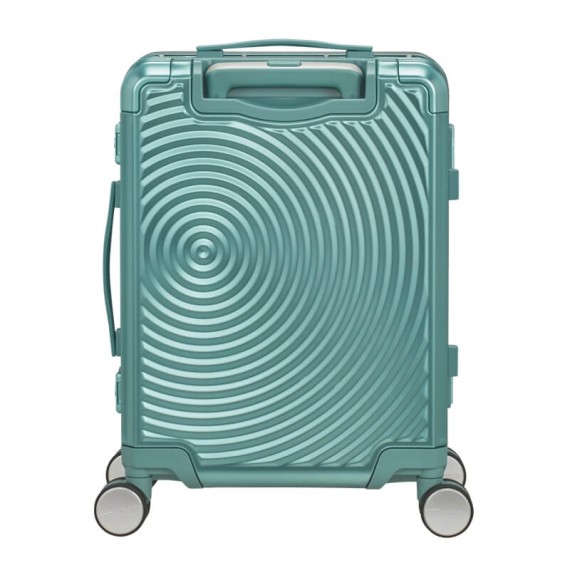 AMERICAN TOURISTER Mala de Cabine 55cm 4R SoundBox Alu Turquesa | Ref. 92.155707-A644