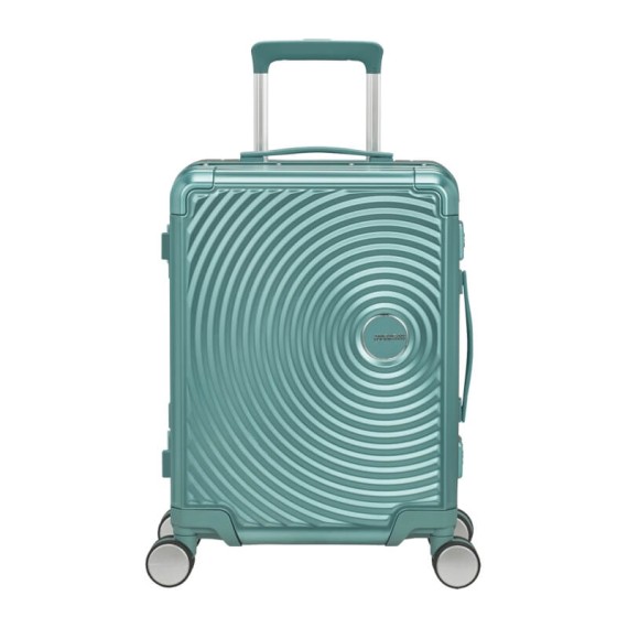 AMERICAN TOURISTER Mala de Cabine 55cm 4R SoundBox Alu Turquesa | Ref. 92.155707-A644