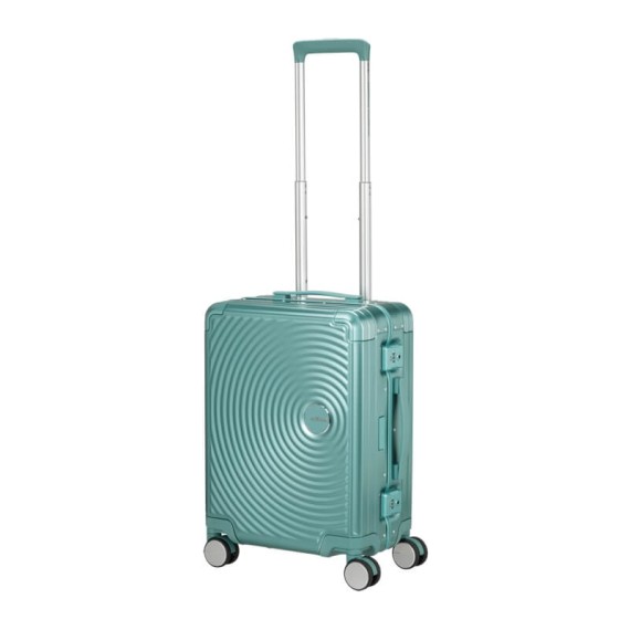 AMERICAN TOURISTER Mala de Cabine 55cm 4R SoundBox Alu Turquesa | Ref. 92.155707-A644