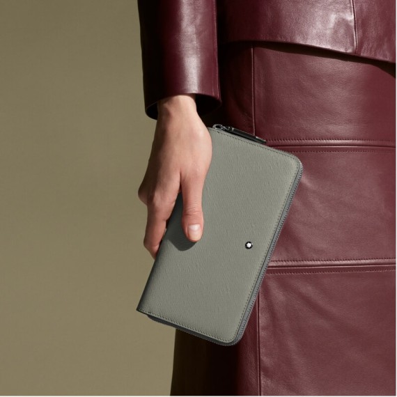 Carteira com fecho 12CC MONTBLANC Sartorial Medium Grey | Ref. 238.199371