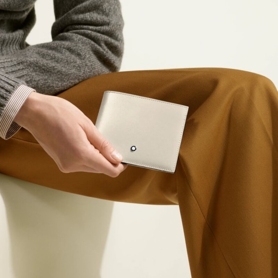 Carteira Horizontal 6CC MONTBLANC Meisterstück Cloudy Beige | Ref. 238.199300