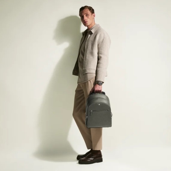 Mochila Média 3 Compart. MONTBLANC Sartorial Medium Grey | Ref. 238.199360