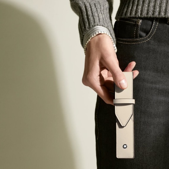 Porta-Canetas 1-Pen MONTBLANC Meisterstück Cloudy Beige | Ref. 238.199330