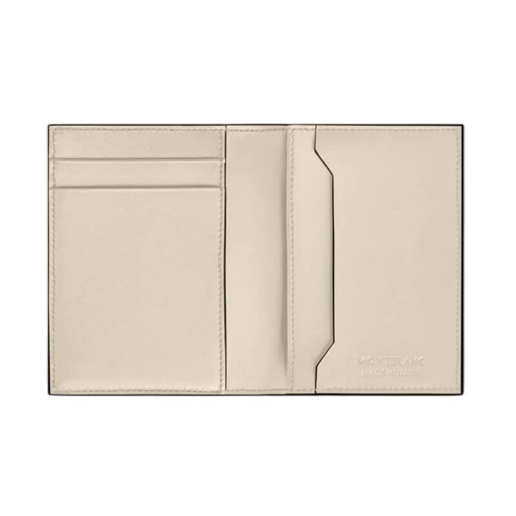 Porta-Cartões Vertical 4CC MONTBLANC Meisterstück Cloudy Beige | Ref. 238.199316