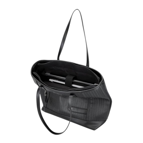 Saco de Ombro para Portátil/Tablet PEPE JEANS Sprig Preto | Ref. 186.7917533