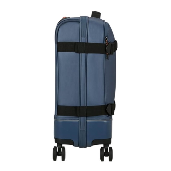 AMERICAN TOURISTER Mala de Cabine 55cm 4R Urban Track Azul/Laranja | Ref. 92.154675-6032