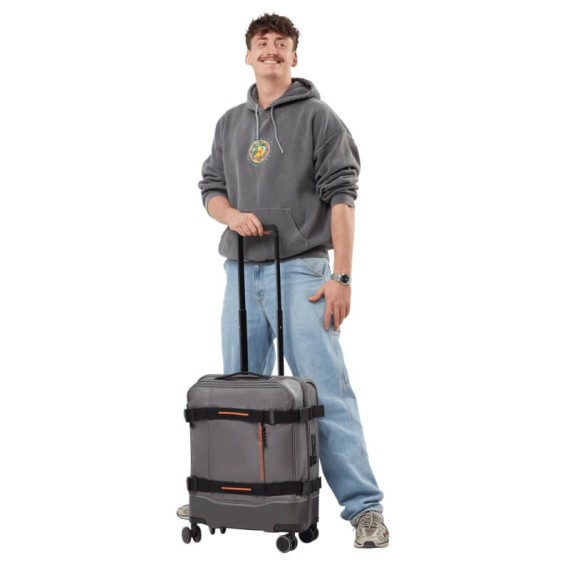 AMERICAN TOURISTER Mala de Cabine 55cm 4R Urban Track Cinza | Ref. 92.154673-1261 AMERICAN TOURISTER Mala de Cabine 55cm 4R Urban Track Cinza | Ref. 92.154673-1261