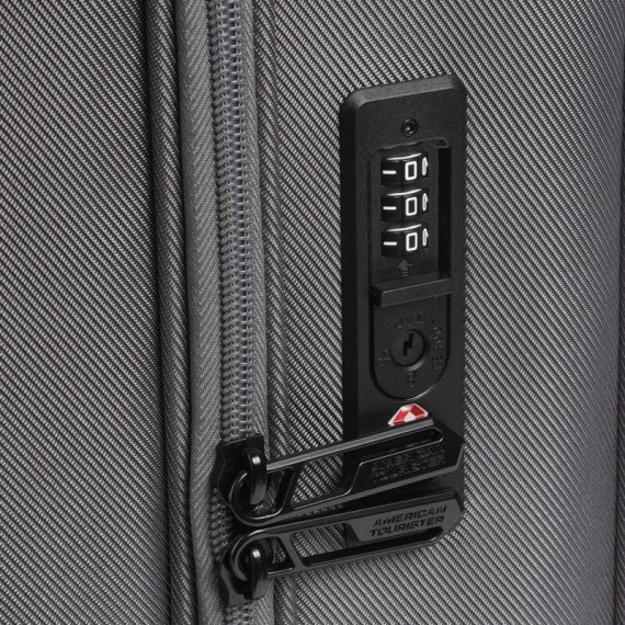 AMERICAN TOURISTER Mala de Cabine 55cm 4R Urban Track Cinza | Ref. 92.154673-1261 AMERICAN TOURISTER Mala de Cabine 55cm 4R Urban Track Cinza | Ref. 92.154673-1261