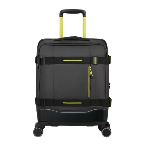 AMERICAN TOURISTER Mala de Cabine 55cm 4R Urban Track Preto/Lima | Ref. 92.154675-A185
