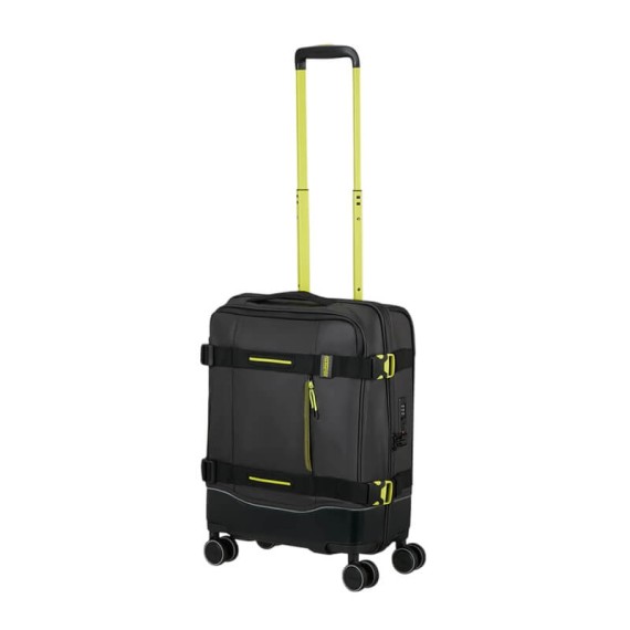 AMERICAN TOURISTER Mala de Cabine 55cm 4R Urban Track Preto/Lima | Ref. 92.154675-A185