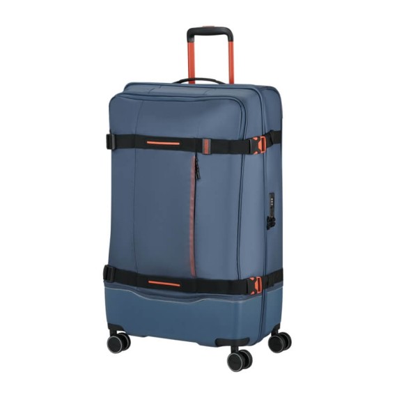 AMERICAN TOURISTER Mala Grande 79cm 4R Urban Track Azul/Laranja | Ref. 92.154676-6032