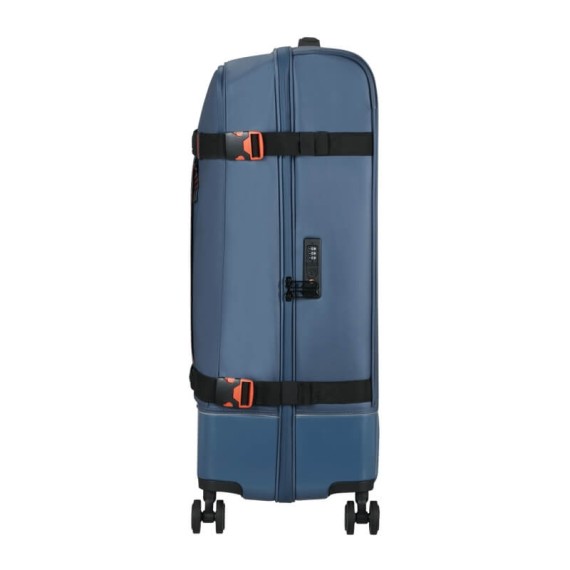 AMERICAN TOURISTER Mala Grande 79cm 4R Urban Track Azul/Laranja | Ref. 92.154676-6032