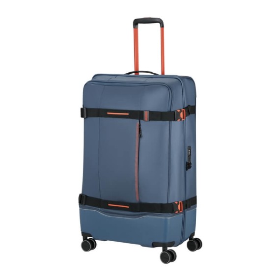 AMERICAN TOURISTER Mala Grande 79cm 4R Urban Track Azul/Laranja | Ref. 92.154676-6032
