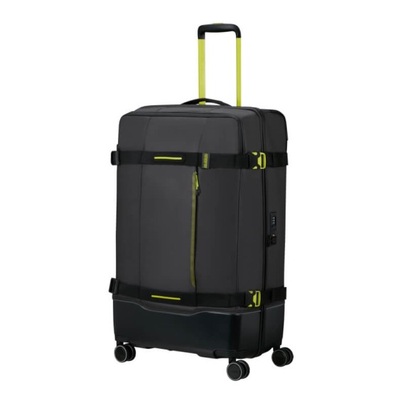 AMERICAN TOURISTER Mala Grande 79cm 4R Urban Track Preto/Lima | Ref. 92.154676-A185