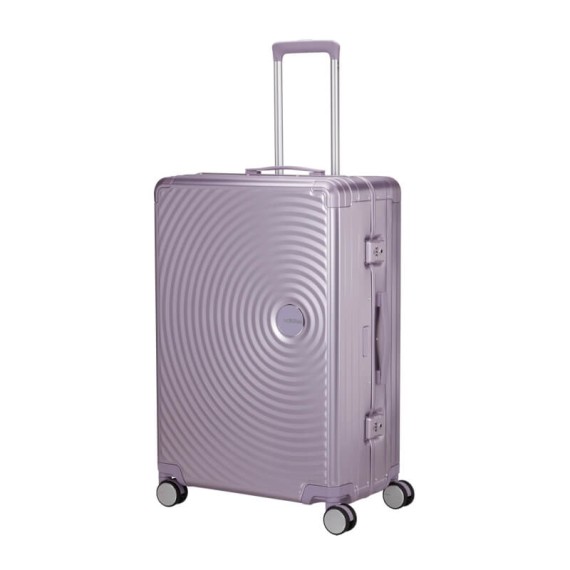 AMERICAN TOURISTER Mala Grande 77cm 4R SoundBox Alu Lilás | Ref. 92.155711-A646