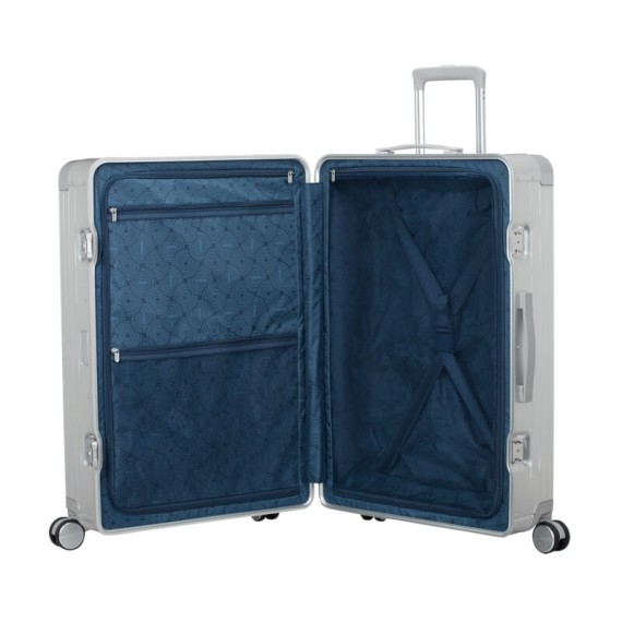 AMERICAN TOURISTER Mala Grande 77cm 4R SoundBox Alu Prata | Ref. 92.155711-1776