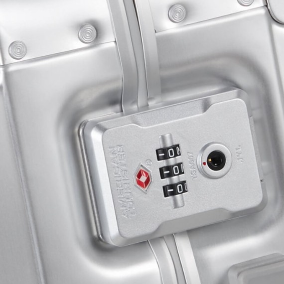 AMERICAN TOURISTER Mala Grande 77cm 4R SoundBox Alu Prata | Ref. 92.155711-1776