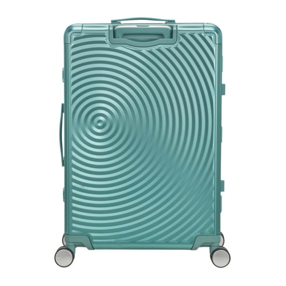 AMERICAN TOURISTER Mala Grande 77cm 4R SoundBox Alu Turquesa | Ref. 92.155711-A644