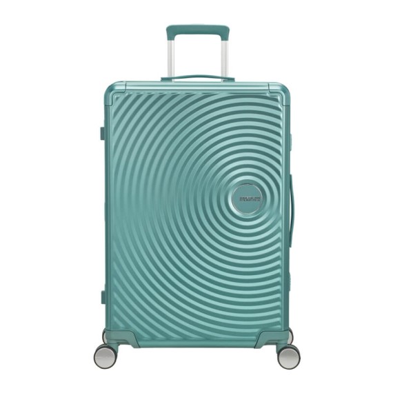 AMERICAN TOURISTER Mala Grande 77cm 4R SoundBox Alu Turquesa | Ref. 92.155711-A644