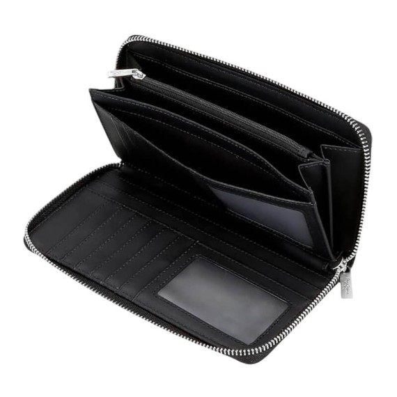 Carteira de Senhora com Fecho PEPE JEANS Sprig Preta | Ref. 186.7918533