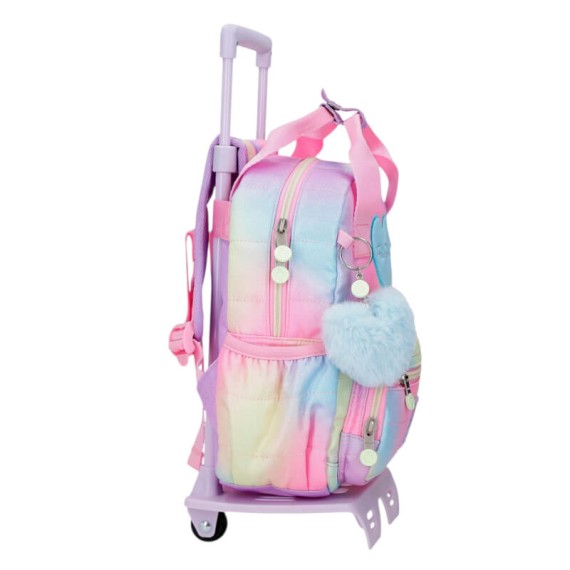 Mochila Infantil 28cm Adap. c/ Carro ENSO Free Spirit Rosa | Ref. 186.98322T1