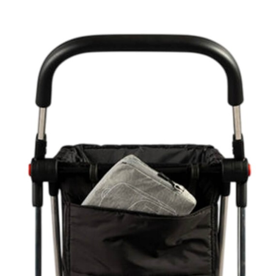 ROLSER Carro de Compras Basket MF 4B 4 Rodas 58L Preto | Ref. 253.010295