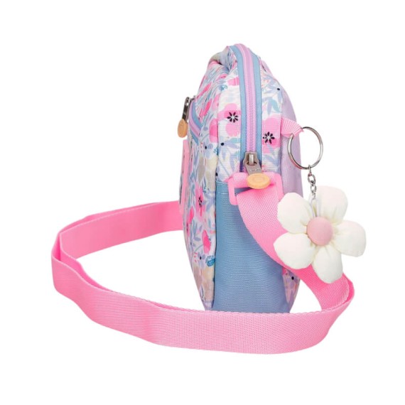 Bolsa de Tiracolo ENSO Full of Flowers Lilás | Ref. 186.9775421