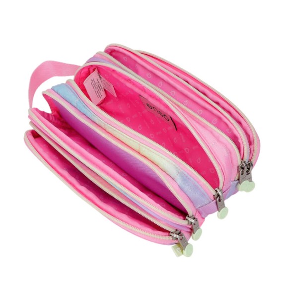 Estojo Escolar 5C ENSO Free Spirit Rosa | Ref. 186.9834521