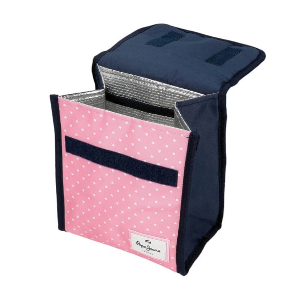 Lancheira Térmica PEPE JEANS Noni Denim Rosa | Ref. 186.6824621