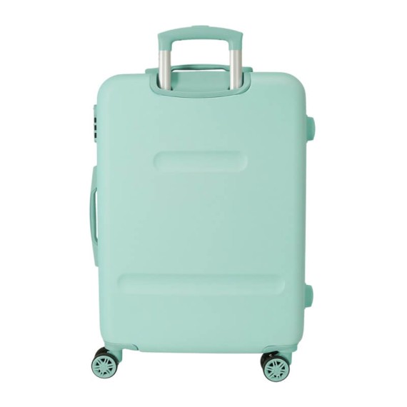 Mala de Viagem Média 65cm 4R MOVOM I Love Sea Life Turquesa | Ref. 186.3051241