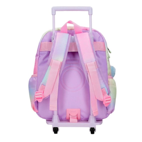 Mochila Pré-Escolar 33cm Adap. c/ Carro ENSO Free Spirit Rosa | Ref. 186.98323T1