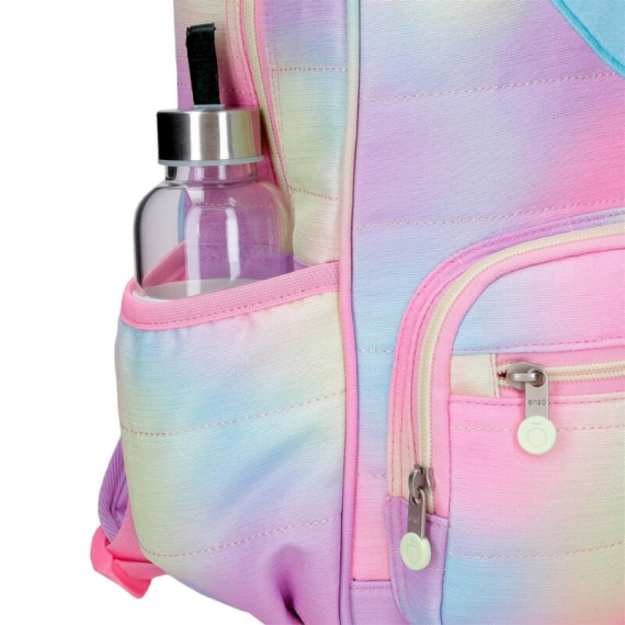 Mochila Pré-Escolar 33cm Adap. c/ Carro ENSO Free Spirit Rosa | Ref. 186.98323T1