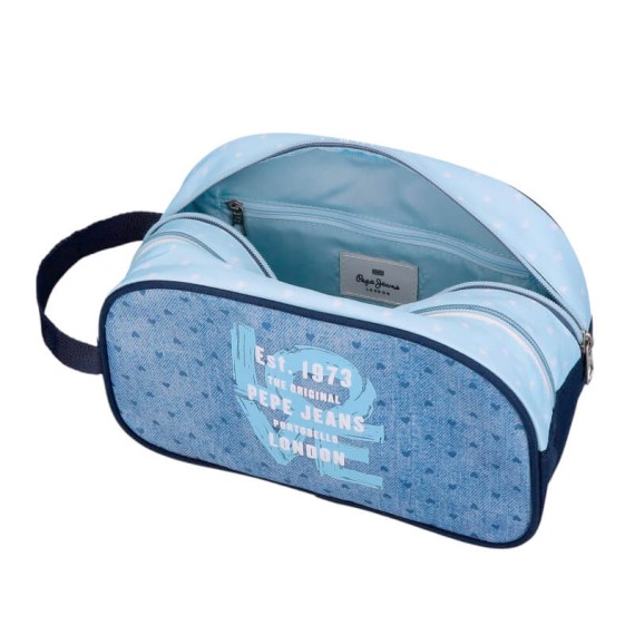 Necessaire Adaptável 2C PEPE JEANS Noni Denim Azul Claro | Ref. 186.6824422
