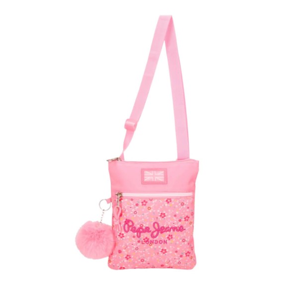 Bolsa de Tiracolo Plana PEPE JEANS Alenka Rosa | Ref. 186.6715523