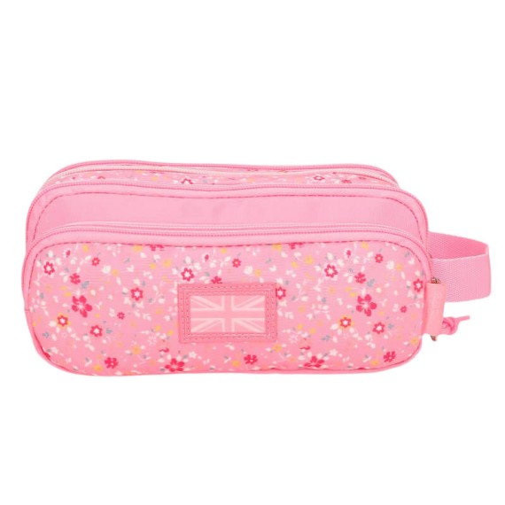 Estojo Escolar 5C PEPE JEANS Alenka Rosa | Ref. 186.6714523